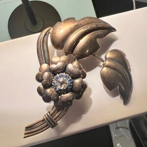 L.S. Co.Vintage/Antique 12K GF on Sterling 1930 to1940 Era Brooch Pin